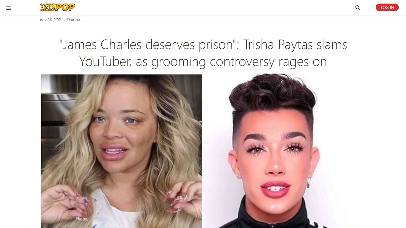 "James Charles deserves prison": Trisha Paytas slams YouTuber, as ...